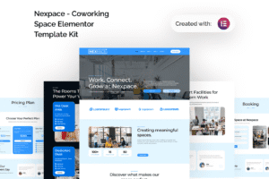 Nexpace – Coworking Space Elementor Template Kit