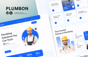 Plumbon – Plumbing Service Elementor Template Kit