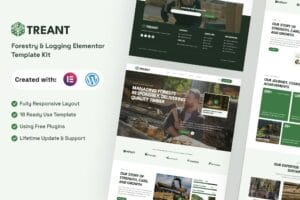 Treant – Forestry & Logging Elementor Template Kit