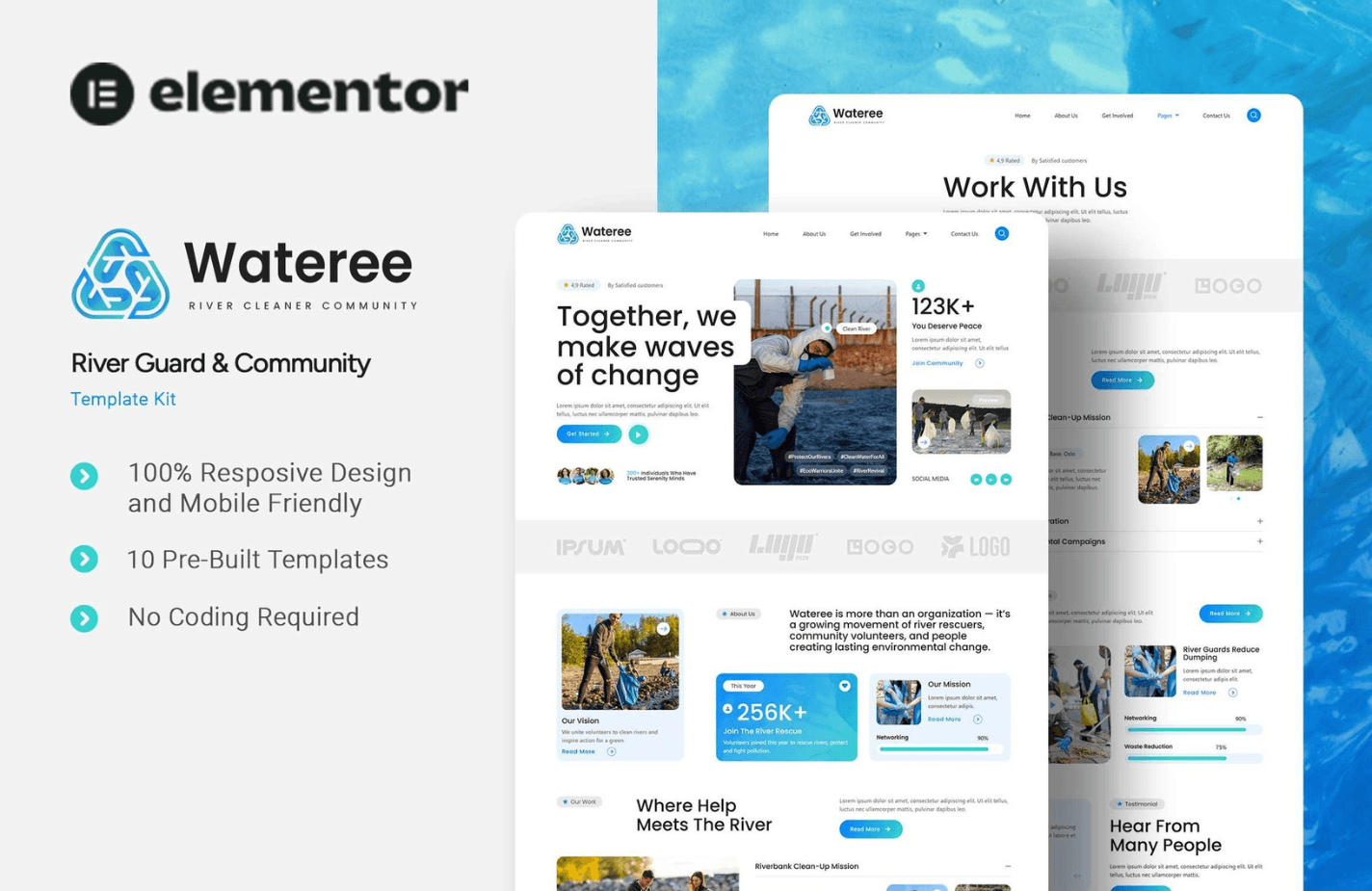 Wateree – River Guard & Community Elementor Template Kit Wateree – River Guard & Community Elementor Template Kit
