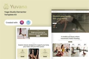Yuvana – Yoga Studio Elementor Template Kit