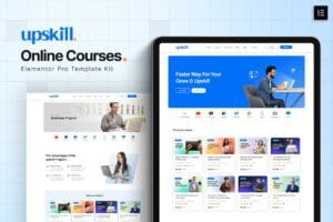 upskill-online-course-elementor-pro-template-kit