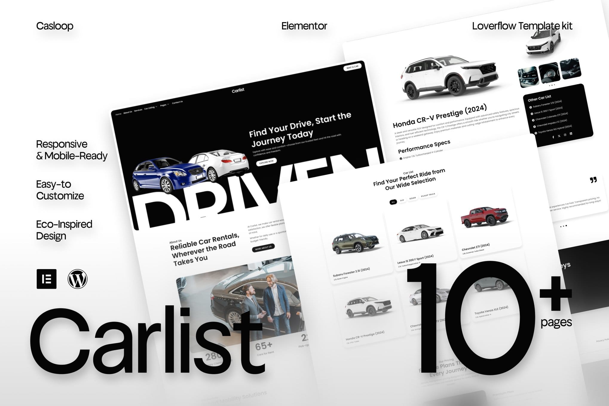 Carlist – Modern Minimalist Car Rental Elementor Template Kit Carlist – Modern Minimalist Car Rental Elementor Template Kit