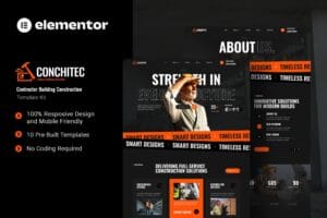 Conchitec – Contractor Building Construction Elementor Template Kit