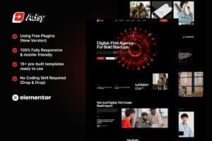 Adsy – Digital Agency Elementor Template Kit