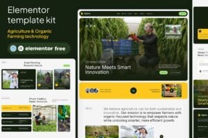 Agrivo – Agriculture & Organic Farming technology Template Kit