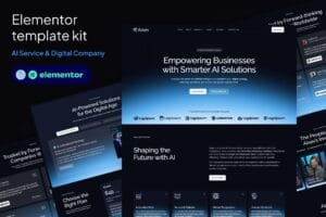 Aisev – AI Agency & AI Solutions Technology Elementor Template Kit