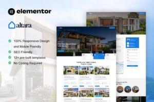 Altara – Real Estate & Property Elementor Pro Template Kit