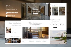 Aluna – Hotel & Resort Elementor Template Kit