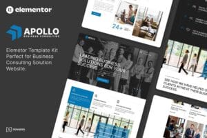Apollo – Business Consulting Elementor TemplateKit
