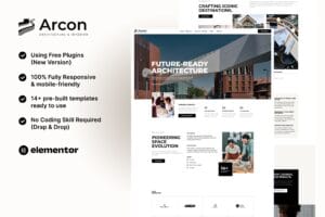 Arcon – Architecture & Interior Elementor Template Kit