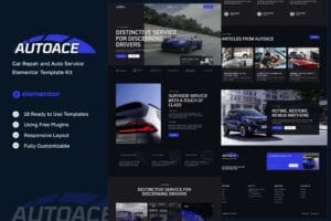 Autoace – Car Repair & Auto Service Elementor Template Kit