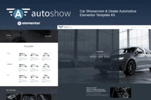 AutoShow – Car Shoowroom & Dealer Elementor Template Kit