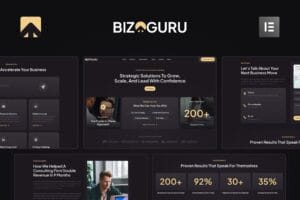 BizGuru – Business Consulting Elementor Template Kit