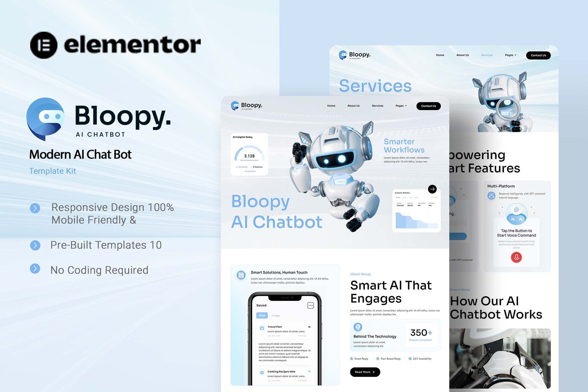 bloopy-modern-ai-chat-bot-elementor-template-kit Bloopy – Modern AI Chat Bot Elementor Template Kit
