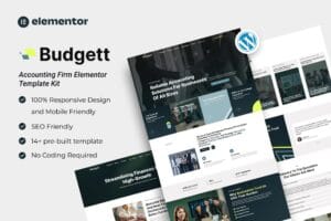 Budgett – Accounting Firm Elementor Template Kit