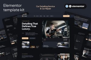 Careglo – Car Detailing Service & Car Repair Elementor Template Kit