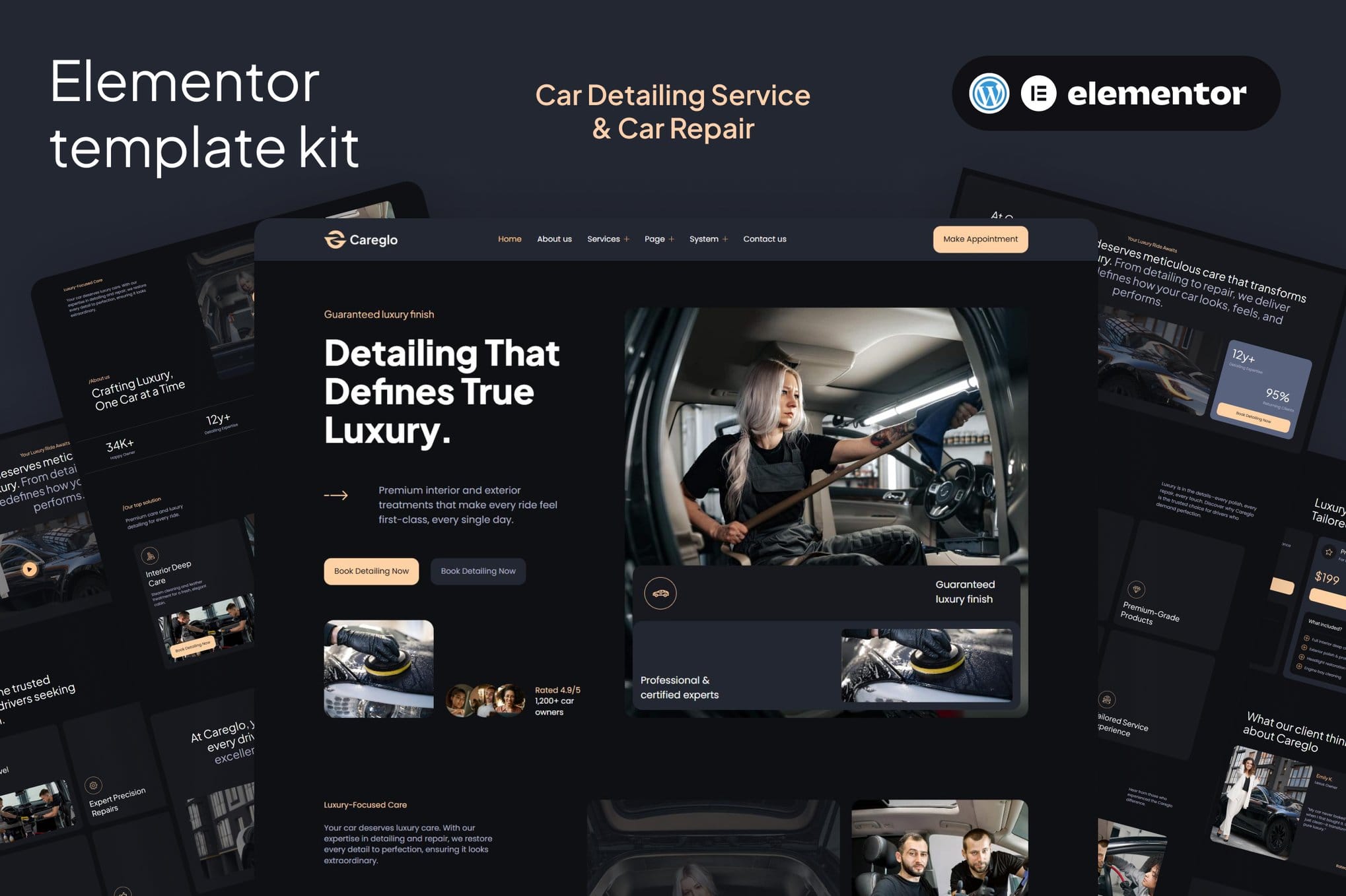 careglo-car-detailing-service-car-repair-elementor Careglo – Car Detailing Service & Car Repair Elementor Template Kit