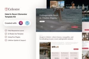 Celestre – Hotel & Resort Elementor Template Kit