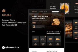 Ciasto – Cookies Store WooCommerce Elementor Pro Template Kit