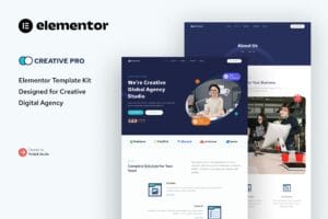 Creativepro – Creative Agency Studio Elementor Template Kit