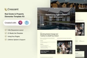 Crescent – Real Estate & Property Elementor Template Kit
