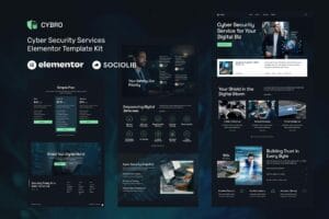 Cybro – Cyber Security Services Elementor Template Kit