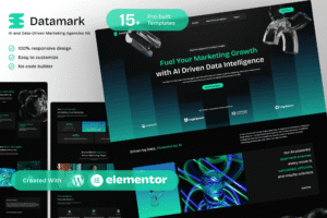Datamark – AI & Data Driven Marketing Agencies Elementor Template Kit