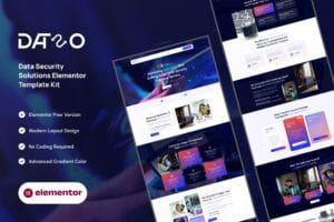 Dataso – Data Security Solutions Elementor Template Kit