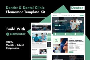 Dentor – Dentist & Dental Care Elementor Template Kit