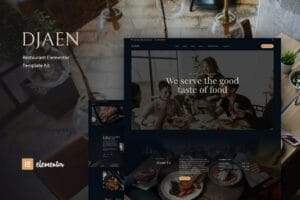 Djaen – Restaurant Elementor Template Kit