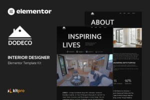 Dodeco – Interior Designer Elementor Template Kit