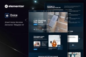 Dvice – Smart Home Services Elementor Template Kit