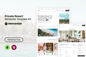Elliad – Private Resort Elementor Template Kit