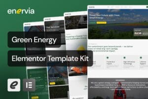 Enervia – Green Energy Elementor Template Kit