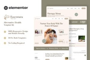Essentara – Alternative Health Elementor Template Kit
