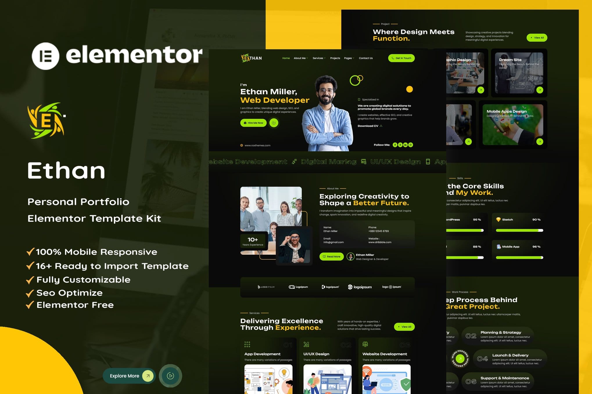 ethan-personal-portfolio-elementor-template-kit Ethan – Personal Portfolio Elementor Template Kit
