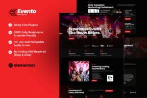 Evento – Event Agency Elementor Template Kit