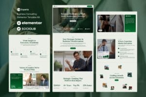 Experta – Business Consulting Elementor Template Kit