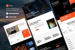 Fabrix – Industry & Manufacturing Elementor Template Kit