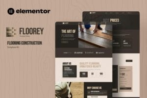 Floorey – Flooring Construction Elementor Template Kit