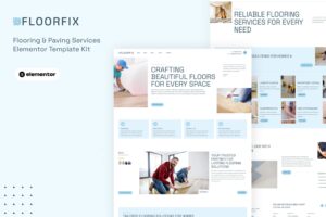 Floorfix – Paving & Flooring Services Elementor Pro Template Kit