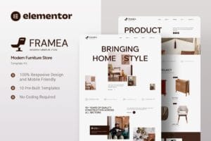 Framea – Modern Furniture Store Elementor Template Kit