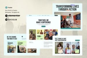 Funder – Non Profit & Charity Elementor Template Kit