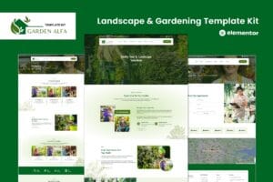 Garden Alfa – Landscape & Gardening Elementor Template Kit