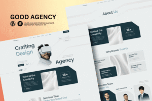 GoodAgency – Creative Agency Elementor Template Kit