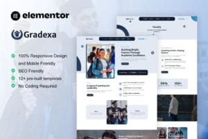 Gradexa – University & School Elementor Pro Template Kit