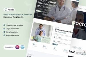 Healix – Healthcare & Medical Services Elementor Template Kit