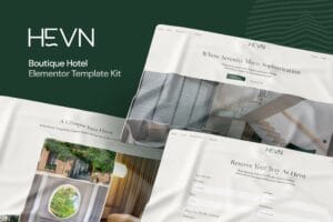 Hevn – Boutique Hotel Elementor Template Kit