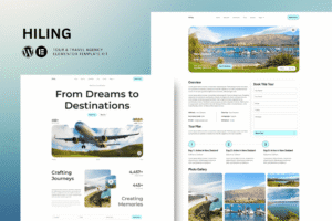 Hiling – Tour & Travel Agency Elementor Template Kit